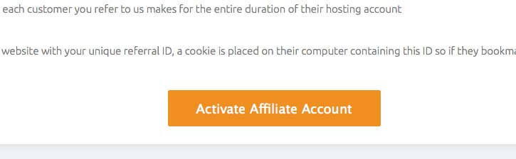 affiliate program activate